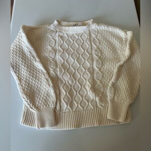 Gap kids Cozy Cream Cable Knit Sweater